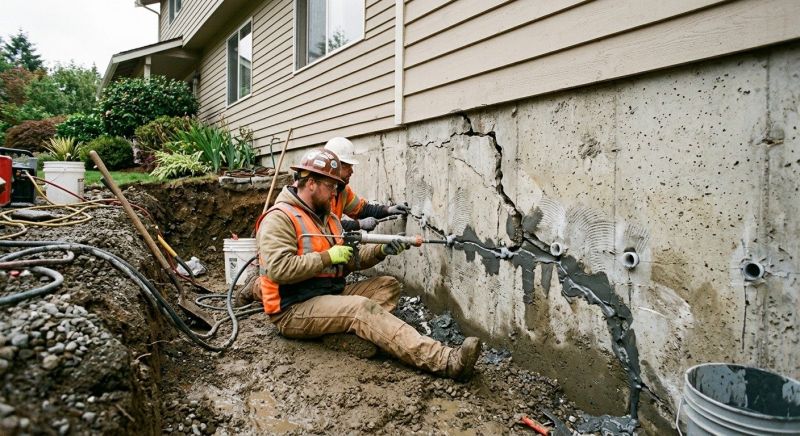 Basement Crack Repair in Baltimore County, MD