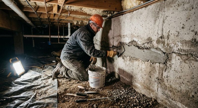 Basement Foundation Repair in Aberdeen Proving Ground, MD