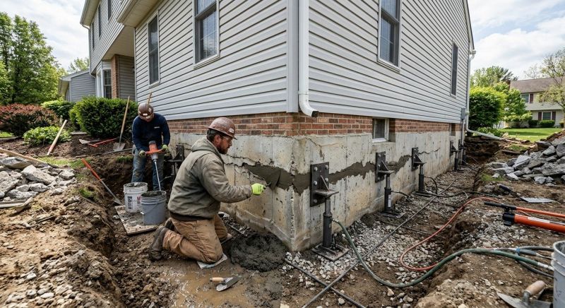 Basement Foundation Repair in Aberdeen Proving Ground, MD