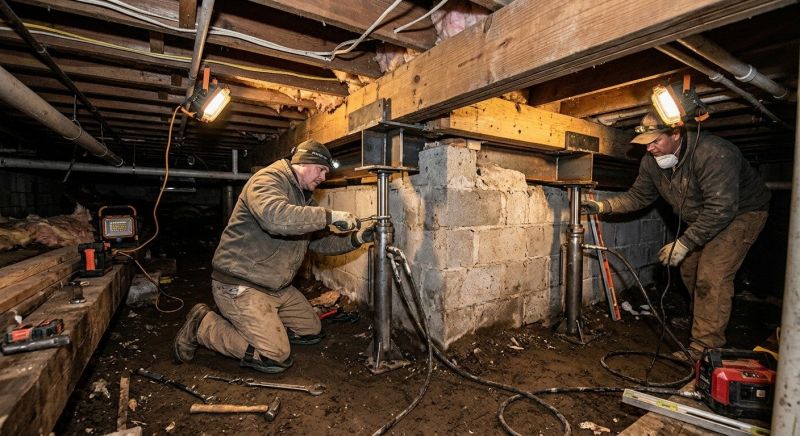 Basement Foundation Repair in Halethorpe, MD