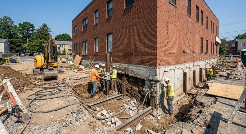 Building Foundation Repair in Cockeysville, MD