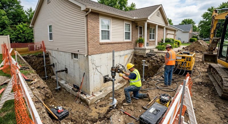 Building Foundation Repair in Elkridge, MD