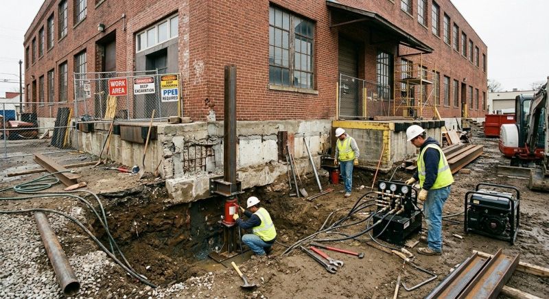Building Foundation Repair in Kingsville, MD