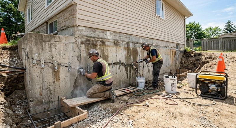 Concrete Foundation Repair in Nottingham, MD
