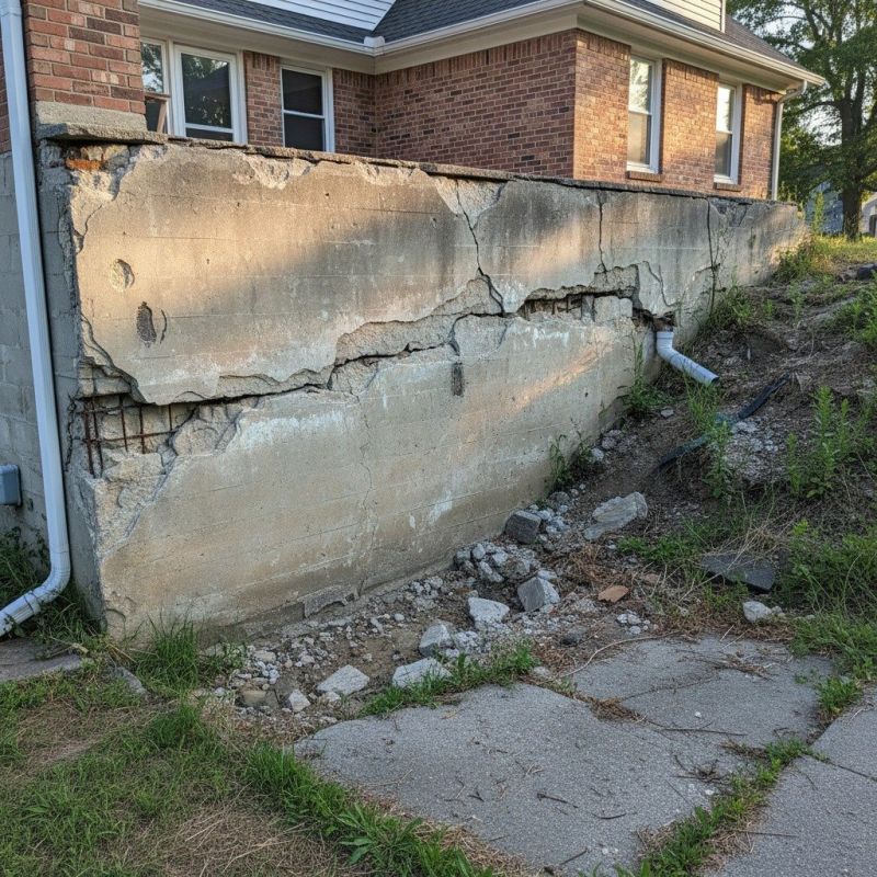 Cracked Foundation Repair in Towson, MD