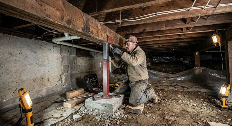 Crawlspace Foundation Repair in Hampstead, MD