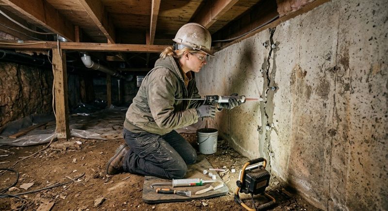 Crawlspace Foundation Repair in Randallstown, MD