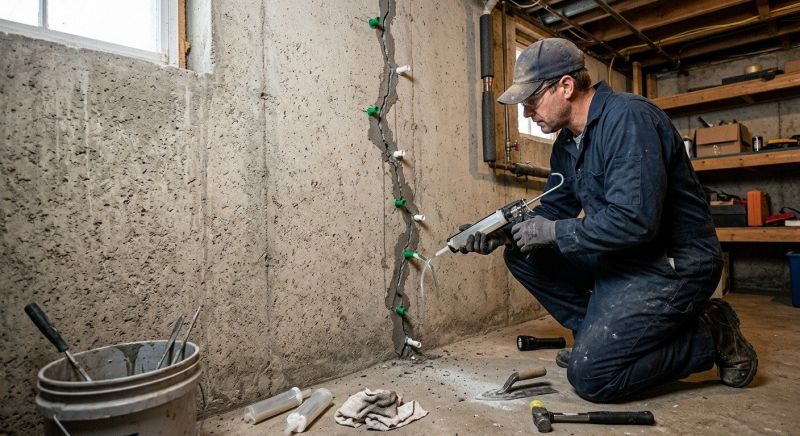 Foundation Crack Repair in Edgewood, MD