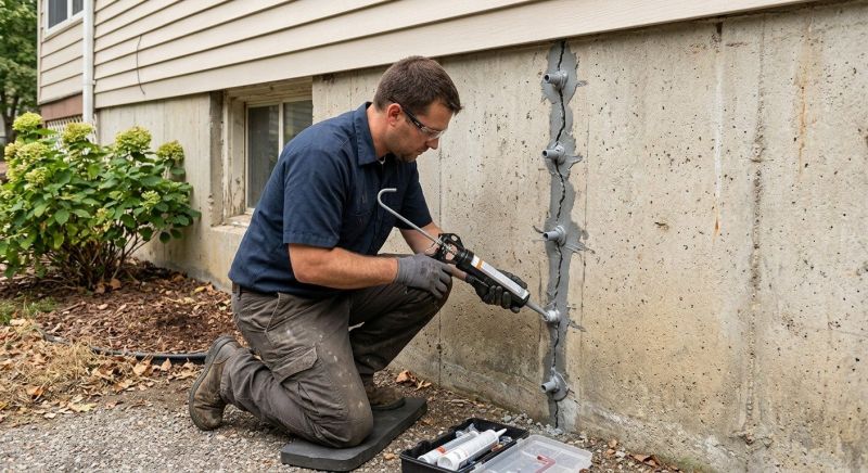Foundation Crack Sealing in Baltimore County, MD