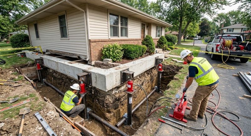 Foundation Jacking in Carroll County, MD