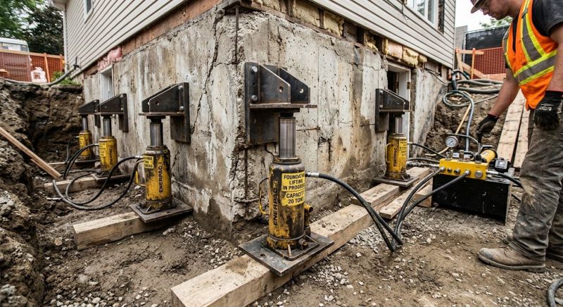 Foundation Jacking in Ellicott City, MD