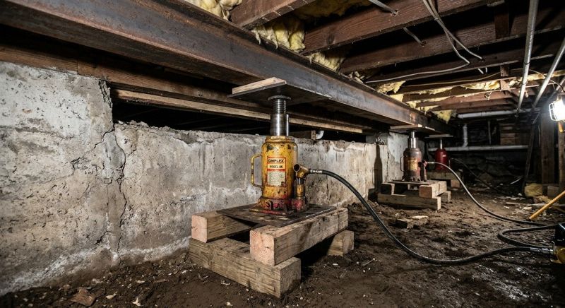 Foundation Jacking in Forest Hill, MD