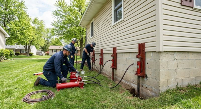 Foundation Jacking in Maryland Line, MD