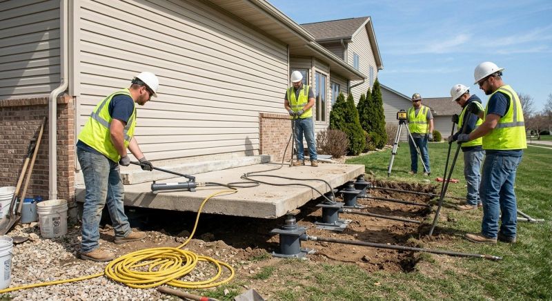 Foundation Lifting in Howard County, MD