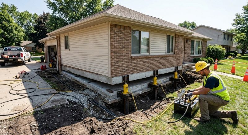Foundation Lifting in Owings Mills, MD