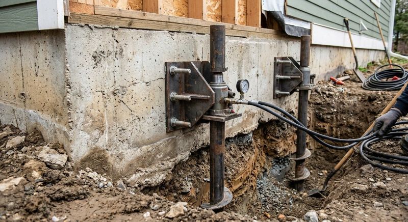 Foundation Pier Leveling in Baltimore County, MD