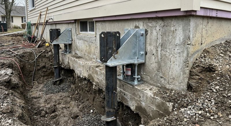 Foundation Pier Leveling in Baltimore County, MD
