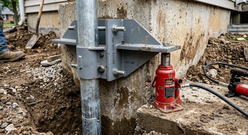 Foundation Pier Leveling in Baltimore County, MD