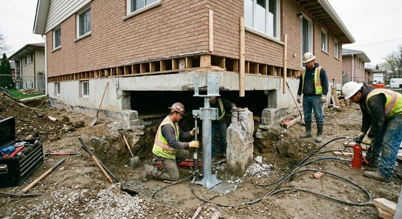 Foundation Pier Repair in Baltimore County, MD