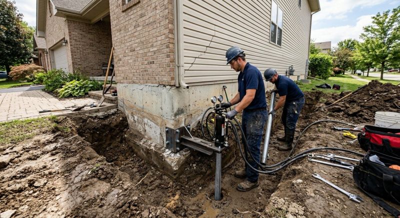 Foundation Settlement Repair in Baltimore County, MD