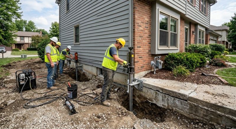 Foundation Stabilizing in Anne Arundel County, MD