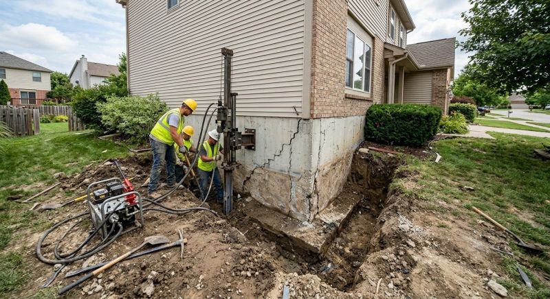 Foundation Stabilizing in Hanover, MD