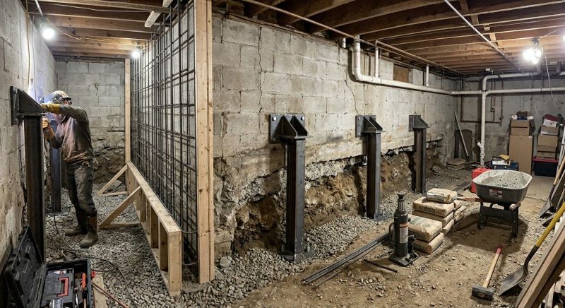Foundation Stabilizing in Parkton, MD