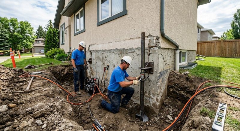 Helical Pile Installation in Baltimore County, MD