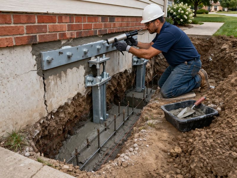 Home Foundation Repair in Abingdon, MD