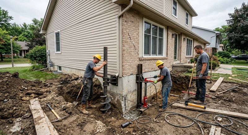 Home Foundation Repair in Hydes, MD