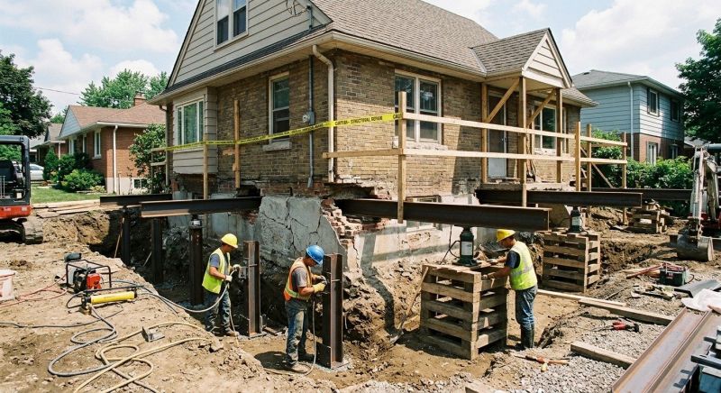 House Foundation Repair in Anne Arundel County, MD