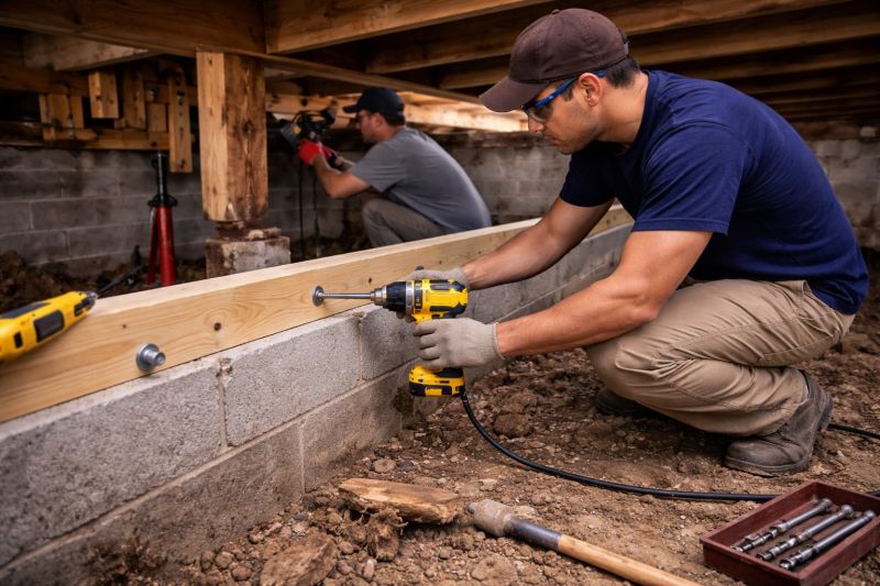 House Foundation Repair in Hydes, MD