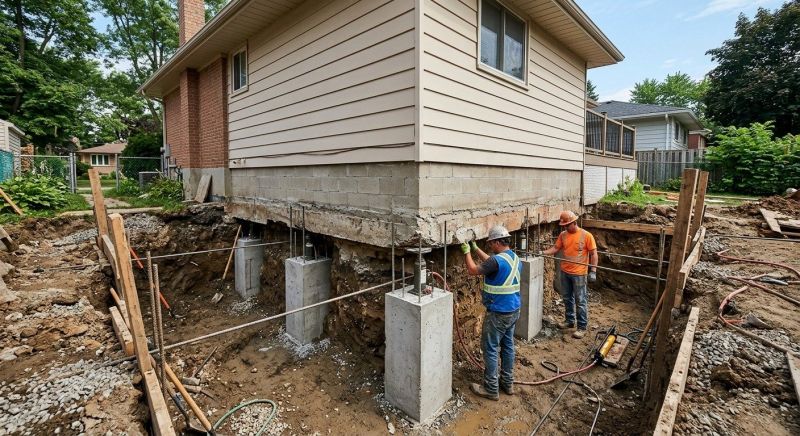 House Underpinning in Baltimore County, MD