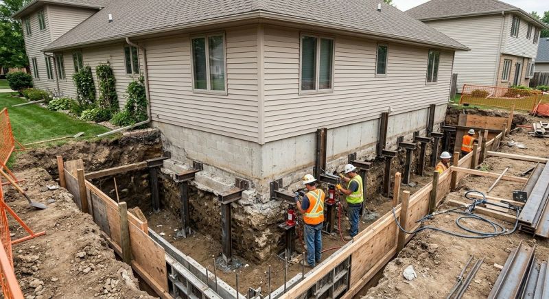 House Underpinning in Baltimore County, MD