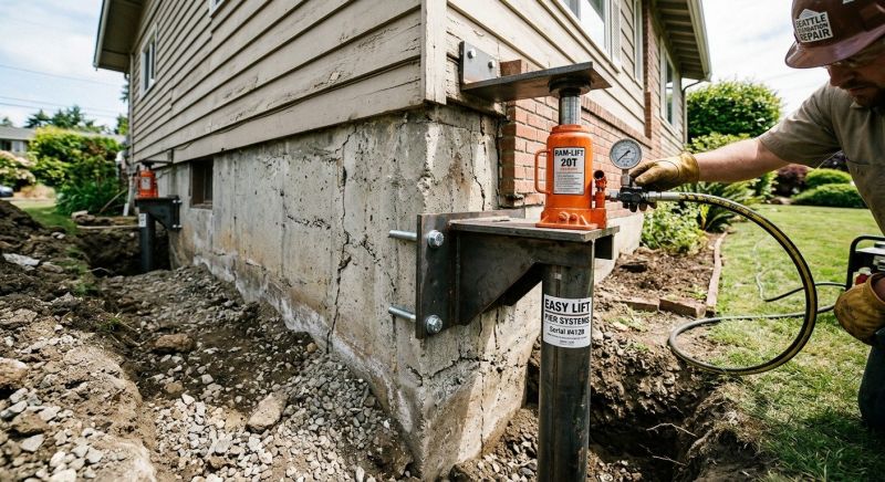 Sinking Foundation Lifting in Baltimore County, MD