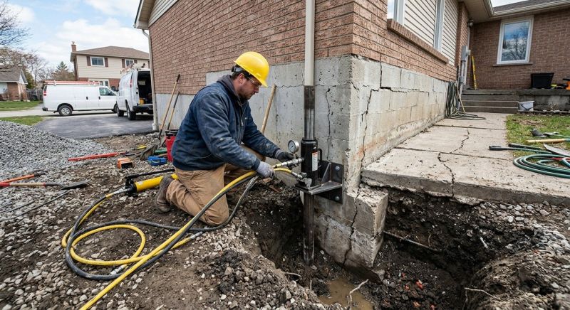 Sinking Foundation Repair in Baltimore, MD