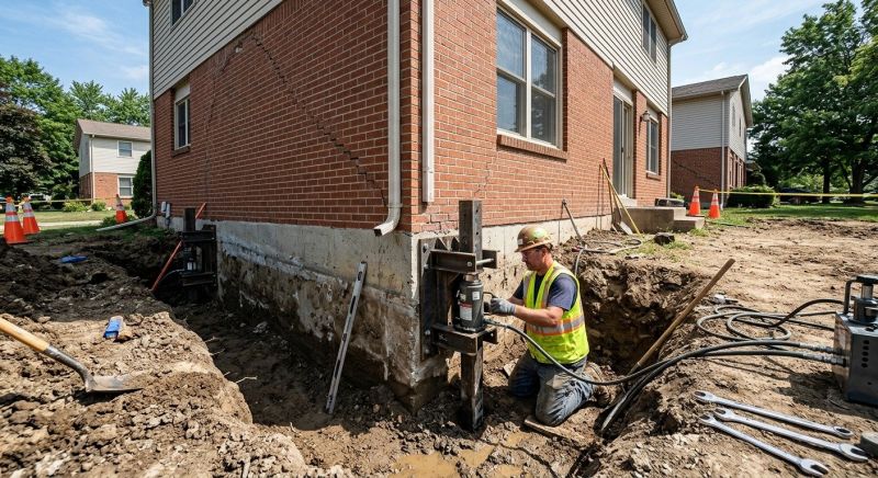 Sinking Foundation Repair in Middle River, MD