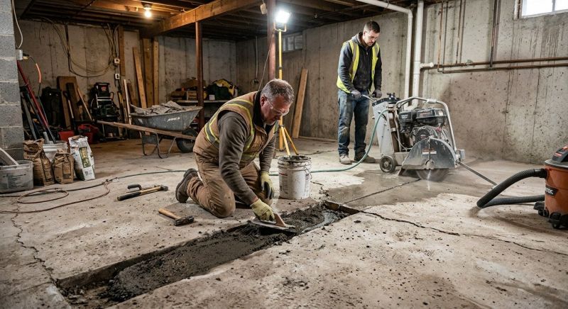 Slab Foundation Repair in Baltimore County, MD
